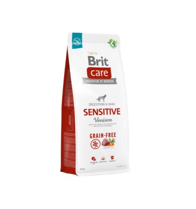 BRIT CARE SENSITIVE VENISON POTATO 12KG FOR DOGS