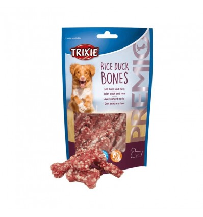 TRIXIE PREMIO RICE DUCK BONES 80G SKANĖSTAS ŠUNIMS