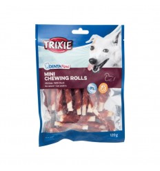 TRIXIE DENTA FUN CHICKEN CHEWING ROLLS 12CM 30VNT 240G SKANĖSTAS ŠUNIMS