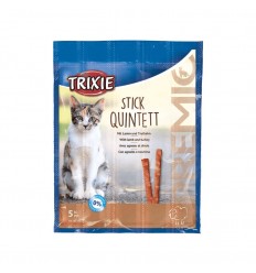 TRIXIE PREMIO STICK QUINTETT POULTRY LIVER 5X5G SNACK FOR CATS