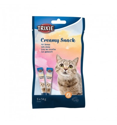 TRIXIE CREAMY SHRIMP 5X14G SNACK FOR CATS