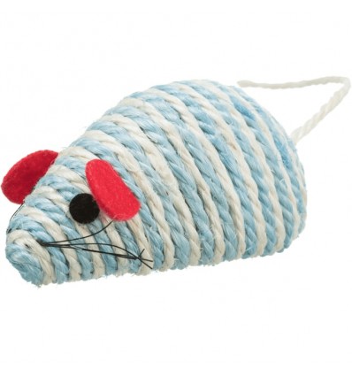 TRIXIE TOY SISAL MOUSE XXL 10CM FOR CATS