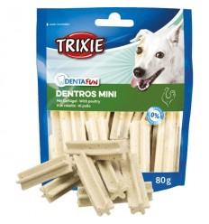 TRIXIE DENTA FUN DENTROS MINI POULTRY 80G SNACK FOR DOGS