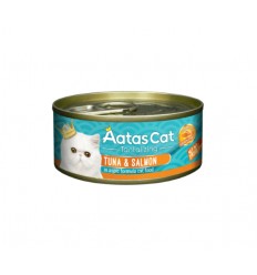 AATAS TUNA&SALMON CANNED 80G FOR CATS