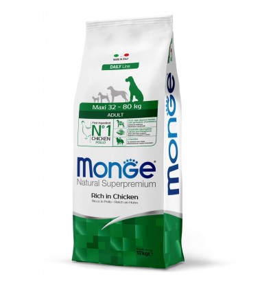 MONGE DRY DOG MAXI ADULT 12KG ŠUNIMS