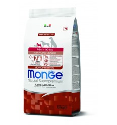 MONGE DRY DOG SPECIAL LINE - MINI PUPPY LAMB & RICE 2,5KG FOR PUPPIES