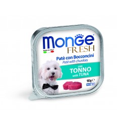 MONGE FRESH - WET DOG PATE & CHUNKIES TUNA 100G FOR DOGS