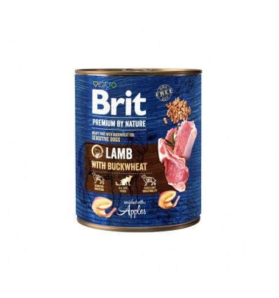 BRIT PREMIUM NATURE LAMB CANNED 800G FOR DOGS