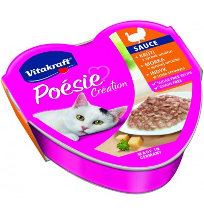 VITAKRAFT POESIE WET FOOD TURKEY 85G 35320 FOR CATS