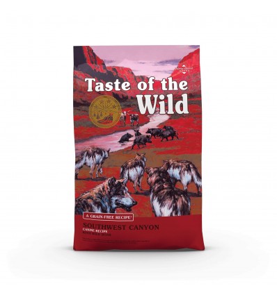 TASTE OF THE WILD SOUTHWEST CANYON SU ŠERNIENA 12,2KG ŠUNIMS SAUSAS BEGRŪDIS