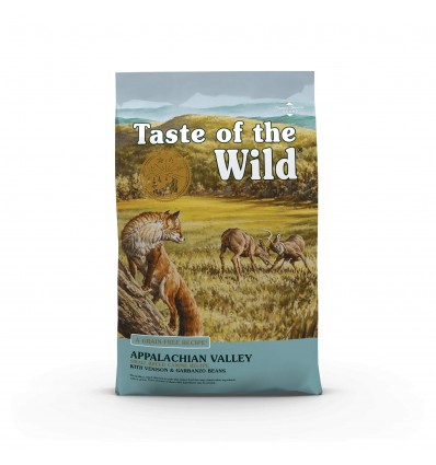 TASTE OF THE WILD APPALACHIAN VALLEY SU ELNIENA IR AVINŽIRNIAIS 12,2KG MAŽŲ VEISLIŲ ŠUNIMS SAUSAS BEGRŪDIS