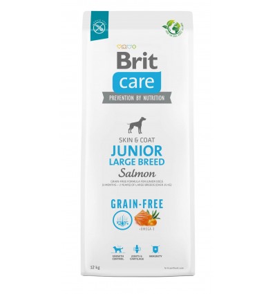 BRIT CARE JUNIOR L SALMON&POTATO 12KG ŠUNIMS