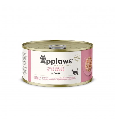 APPLAWS TUNA FILLET WITH PRAWN CANNED 156G FOR CATS 2008NE-A