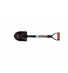 MINI ROUND SHOVEL WITH FIBREGLASS HANDLE PB GRIP TOTAL:700MM