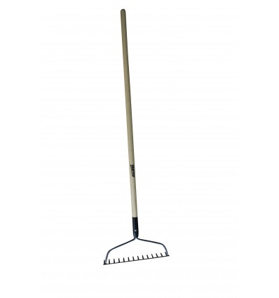 14T BOW RAKE WITH WOOD HANDLE TOTAL LENGTH:1500MM