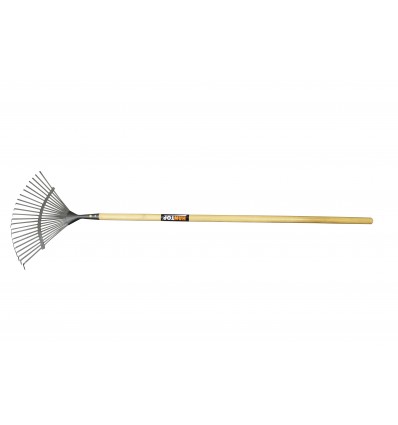 LEAF RAKE 22TEETH WITH WOOD HANDLE TOTAL LENGTH:1500MM