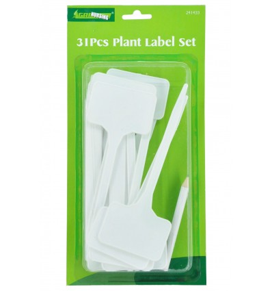 PLANT LABEL + PENCIL SET, 31PCS