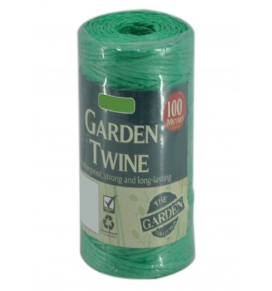 GARDEN ROPE, GREEN, 100M