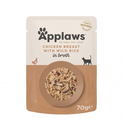 APPLAWS CHICKEN BREAST & WILD RICE KONSERVAI 70G KATĖMS 8007ML-A