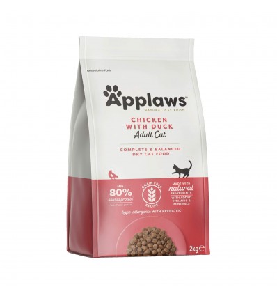 APPLAWS ADULT CHICKEN WITH DUCK 2KG KATĖMS 4204ML-AC