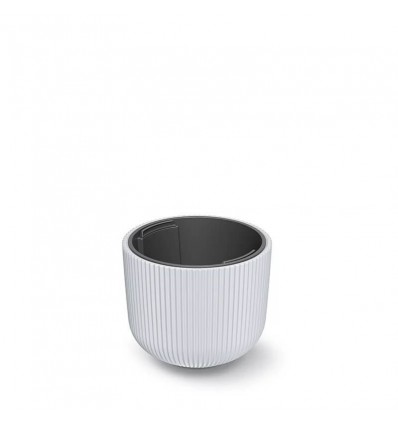 Flower pot Milly DBML240, 24 cm, white.