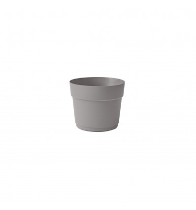 POT WITH WATER RESERVE GRID, GREY, 34CM