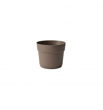 POT WITH WATER RESERVE GRID, BROWN, 38CM