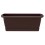 Outdoor flower box ISE800P, brown, 60 cm