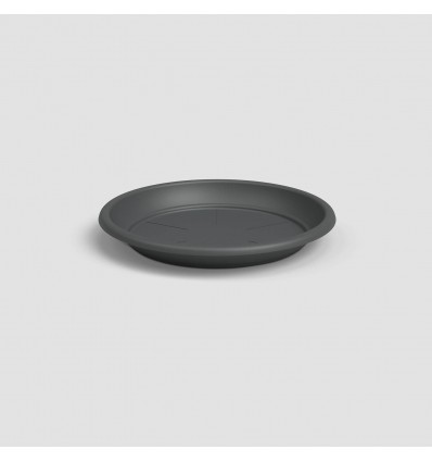 Plastic Saucer Black 22 cm