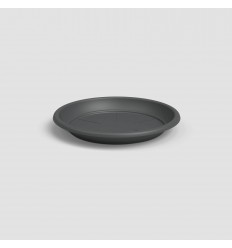 Plastic Saucer Black 26 cm