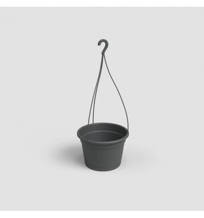 Hanging Pot Black 27x18 cm