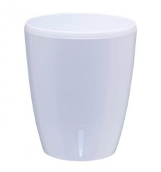 ORCHID POT WITH WATER RESERVOIR, IRRIGATION SYSTEM, WHITE, 16,7X20CM, 3,3L