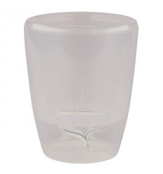 ORCHID POT WITH WATER RESERVOIR, IRRIGATION SYSTEM, TRANSPARENT, 16,7X20CM, 3,3L