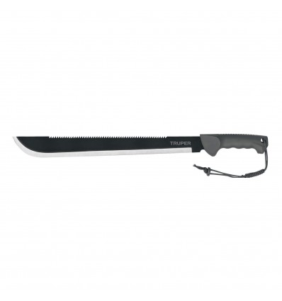 Double edge machete, sharp + saw, 46cm, with sheath Truper®