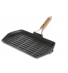 Mustang Cast Iron Frying Pan 21x35 Cm